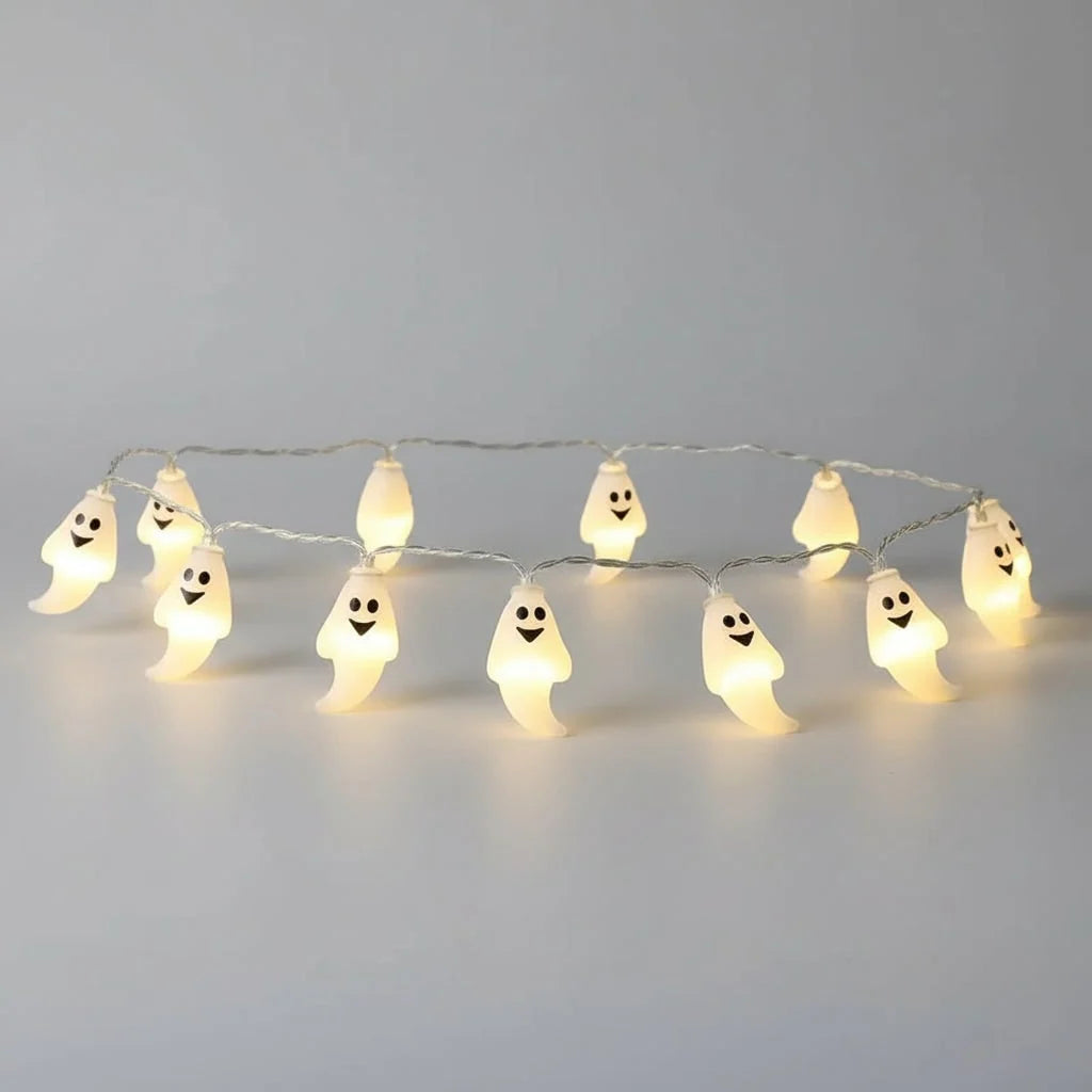Halloween String Lights Battery-Powered Warm White LED Lights