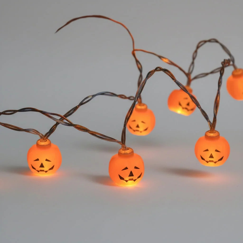 Halloween String Lights Battery-Powered Warm White LED Lights
