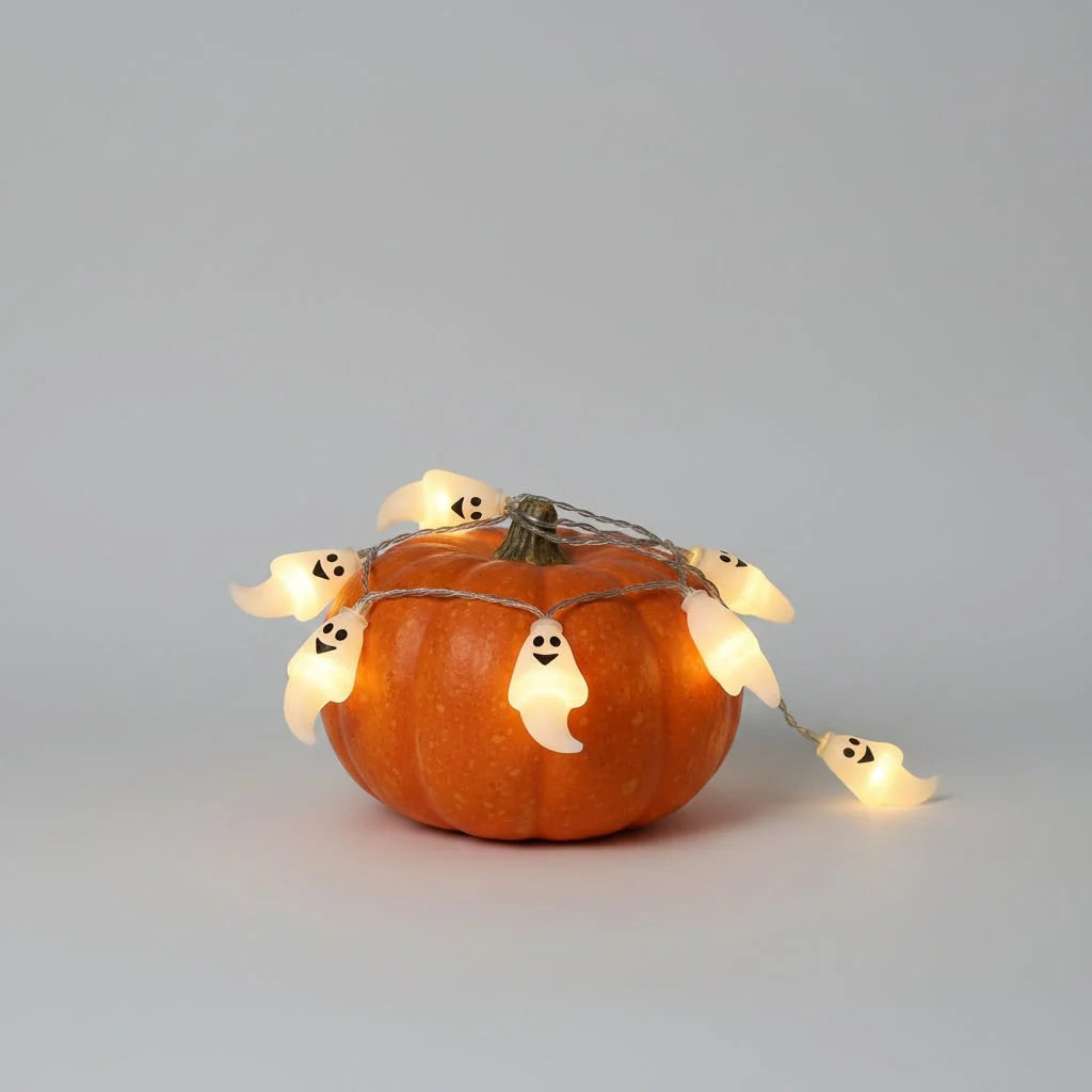 Halloween String Lights Battery-Powered Warm White LED Lights