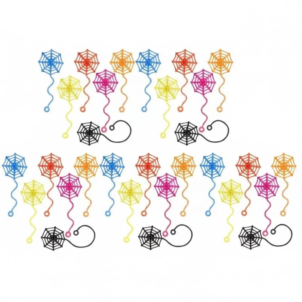 Halloween Window Cling Stretchy Reusable Spiderweb Decoration
