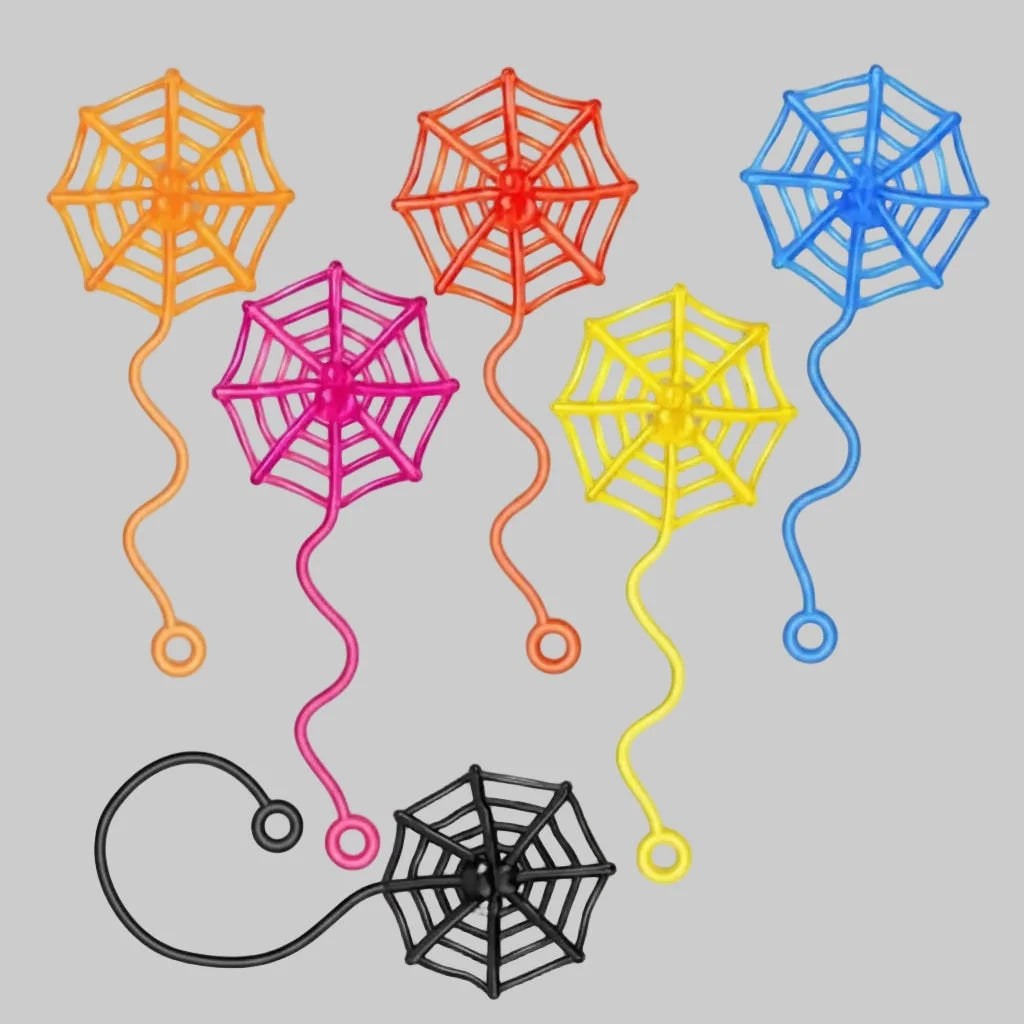 Halloween Window Cling Stretchy Reusable Spiderweb Decoration