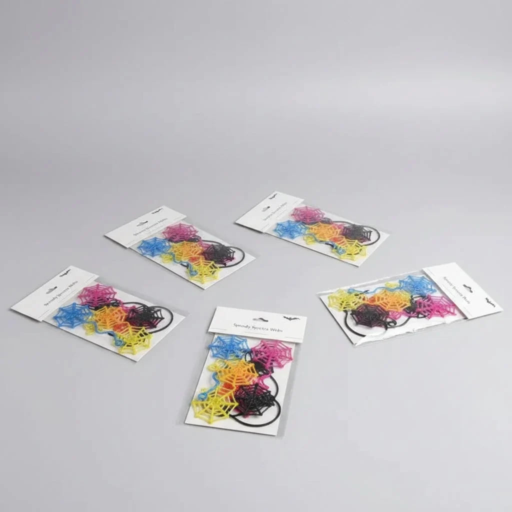 Halloween Window Cling Stretchy Reusable Spiderweb Decoration