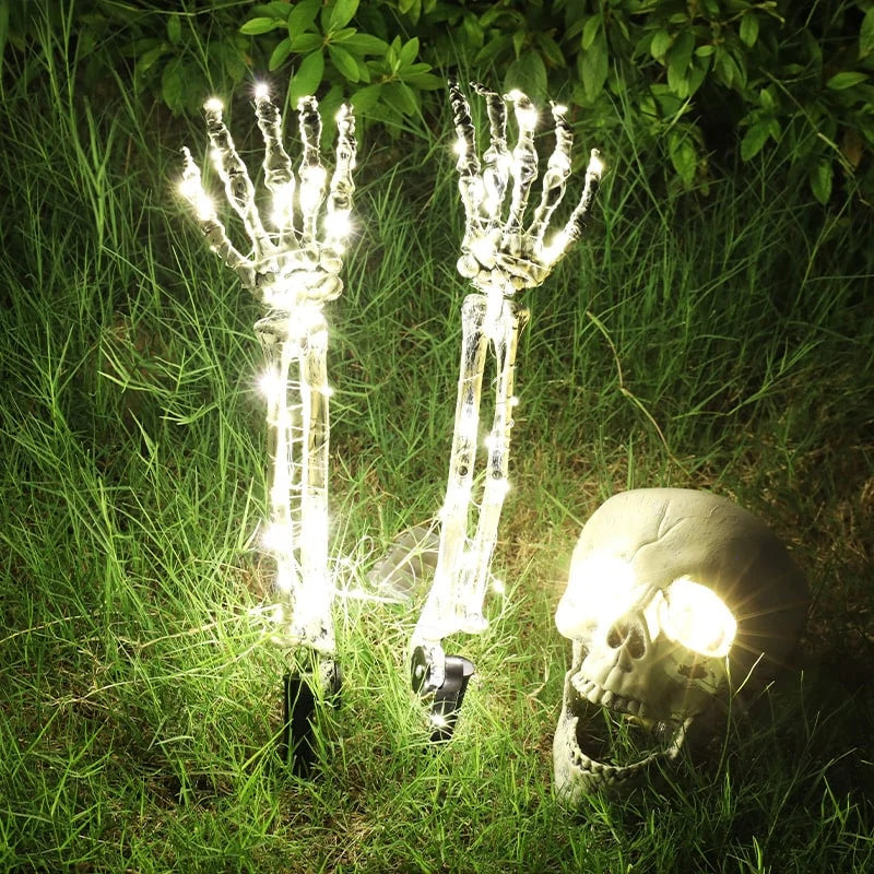 Halloween Yard Stakes LED Battery-Powered Weather-Resistant