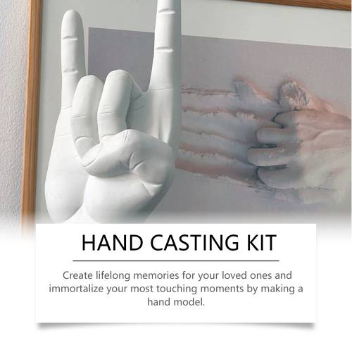 Hand Casting Kit DIY 3D Keepsake for Home Decor