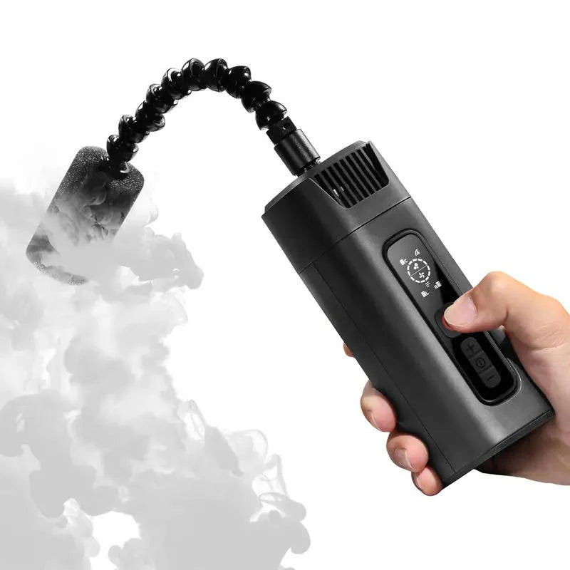 Handheld Fog Machine Battery Operated Remote & Color Screen
