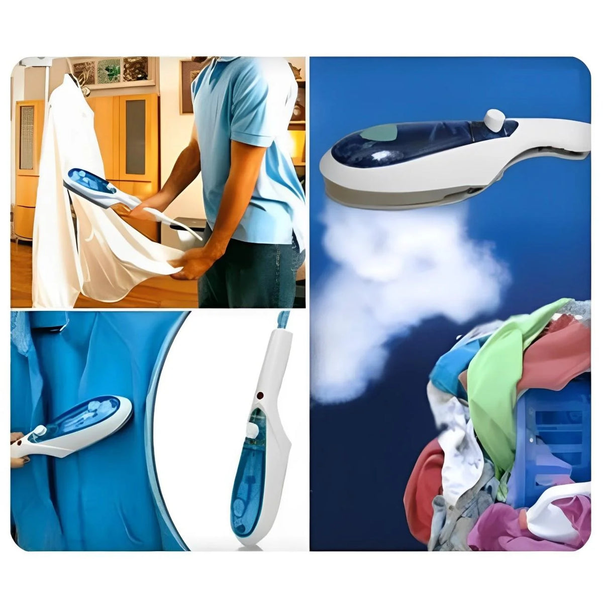 Handheld Garment Steamer Fast Heating Brush Attachment