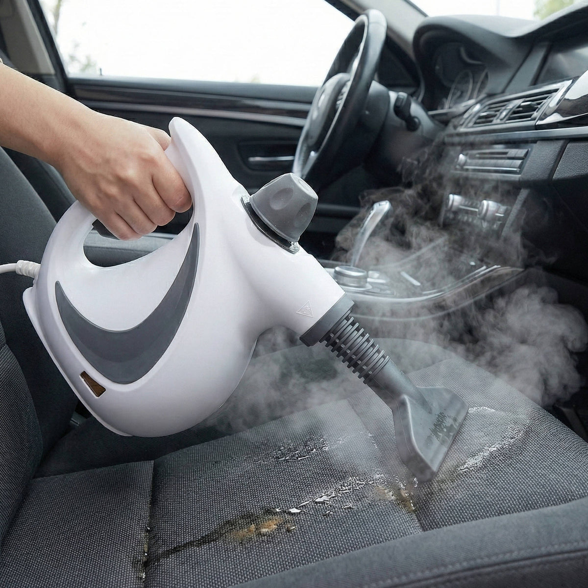 Handheld Steam Cleaner High-Pressure Chemical-Free With 4 Attachments