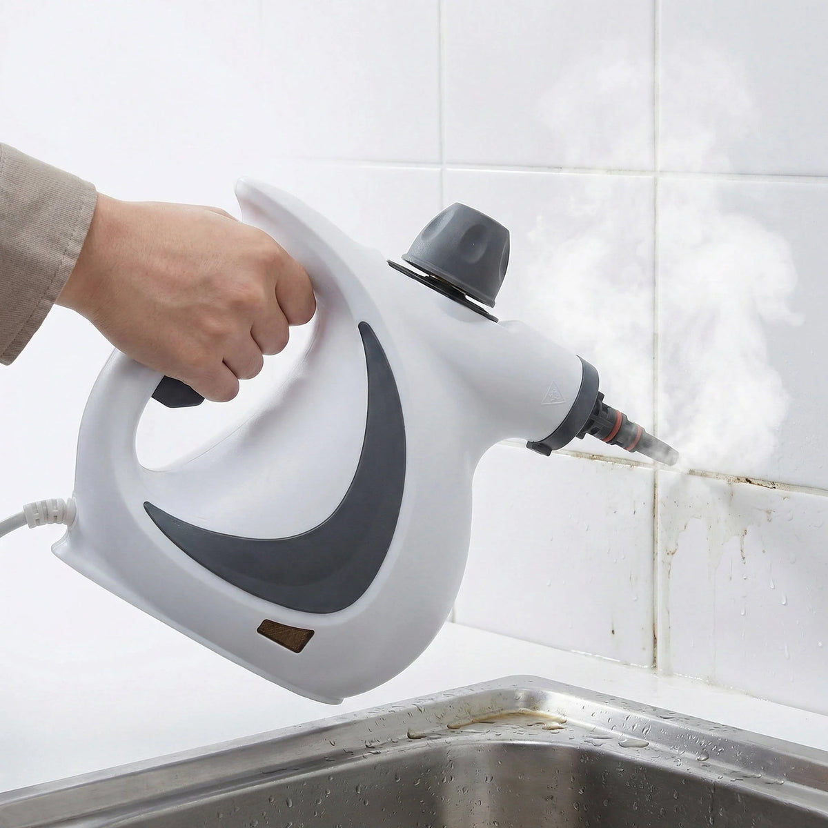 Handheld Steam Cleaner High-Pressure Chemical-Free With 4 Attachments