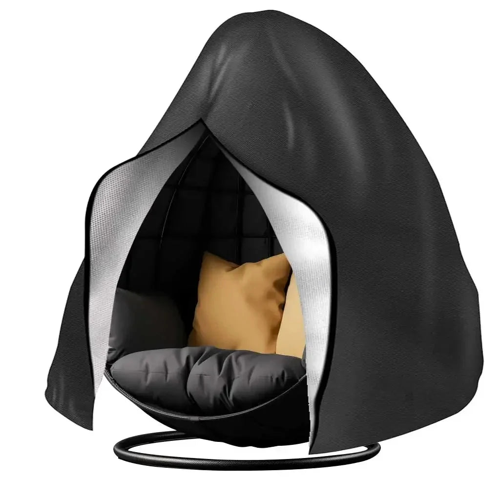 Hanging Chair Cover Waterproof UV-Resistant Full-Length Zipper