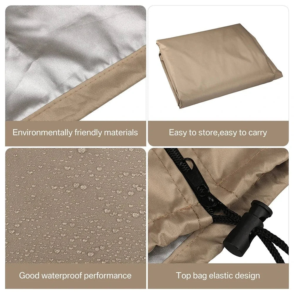 Hanging Chair Cover Waterproof UV-Resistant Full-Length Zipper