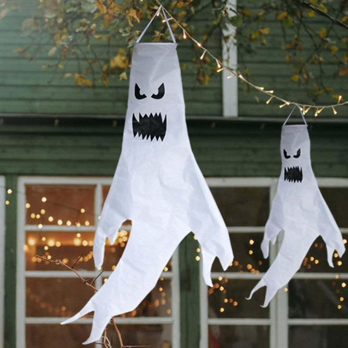 Hanging Ghost Decoration Optional LED 47-Inch Tall