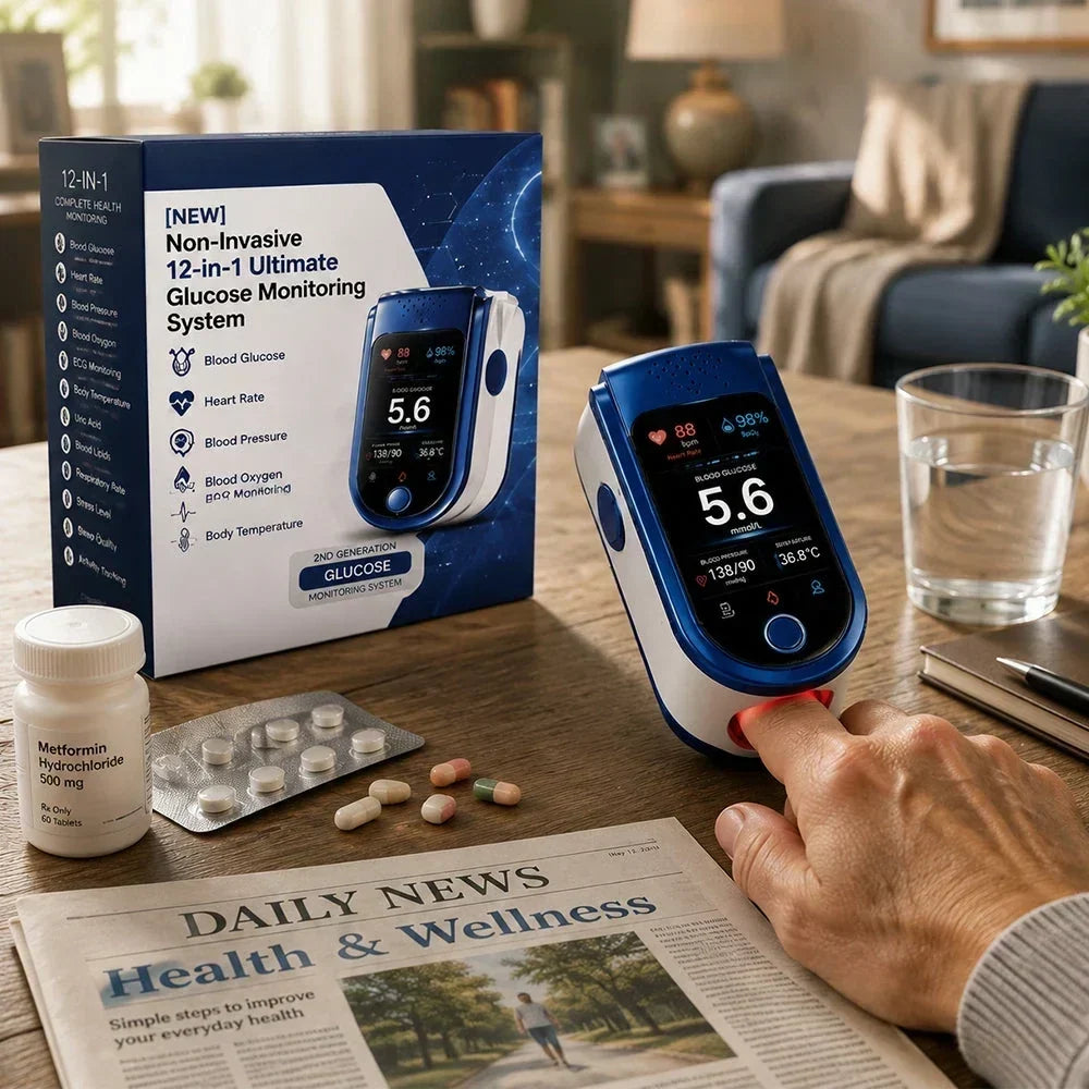 Health Monitor Noninvasive Digital Display Reading History