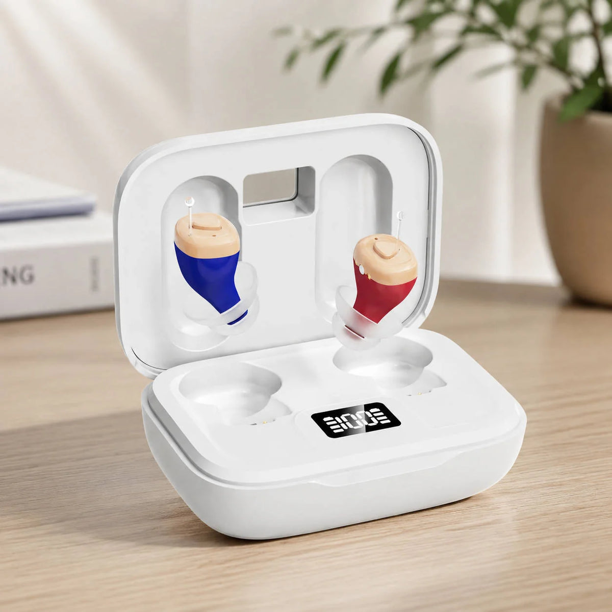 Hearing Aid Invisible 16-Hour Rechargeable Noise Reduction