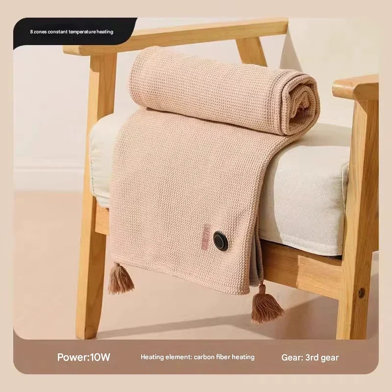 Heated Blanket 8-Zone USB-Powered 3 Heat Settings