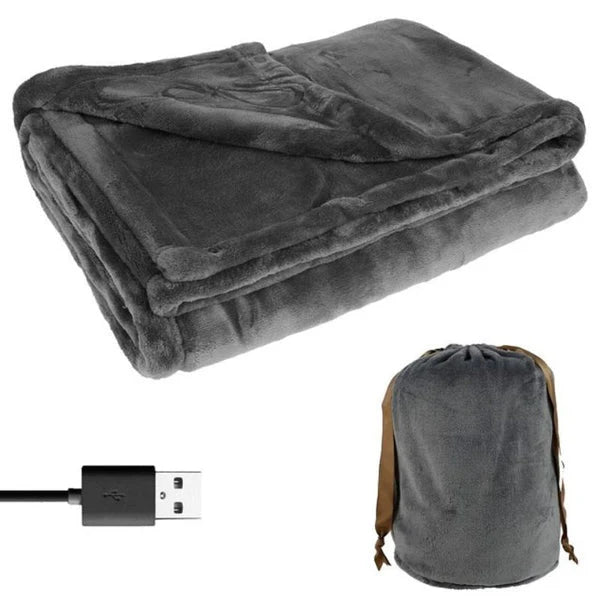 Heated Blanket Soft Flannel Even Heat Distribution