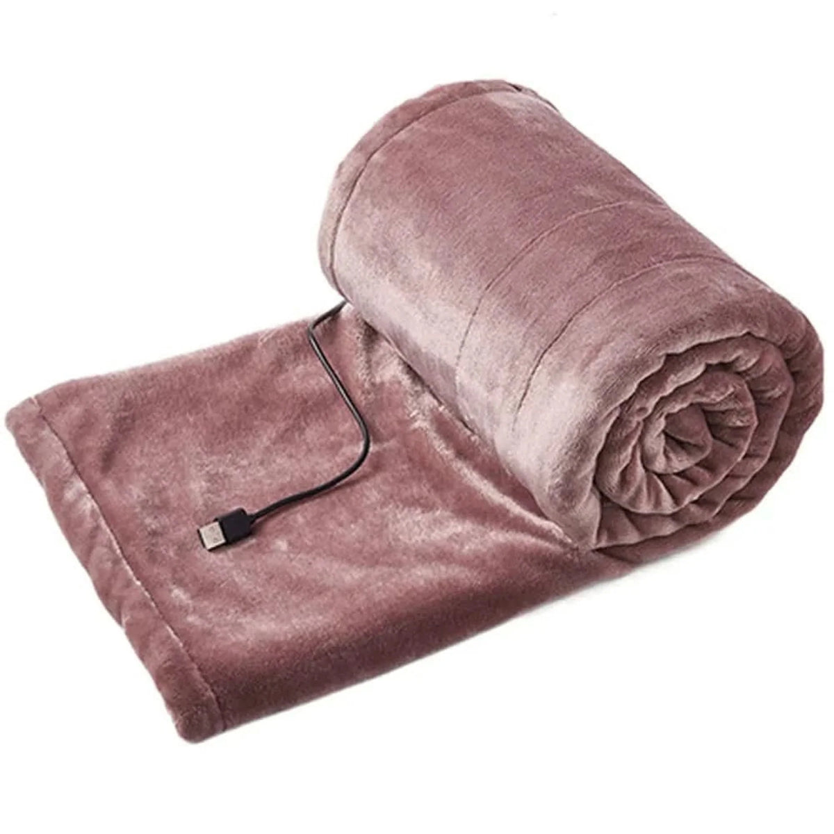 Heated Blanket USB-Powered Plush Three Heat Settings