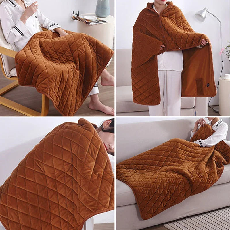 Heated Blanket USB-Powered Soft Lightweight Comfort