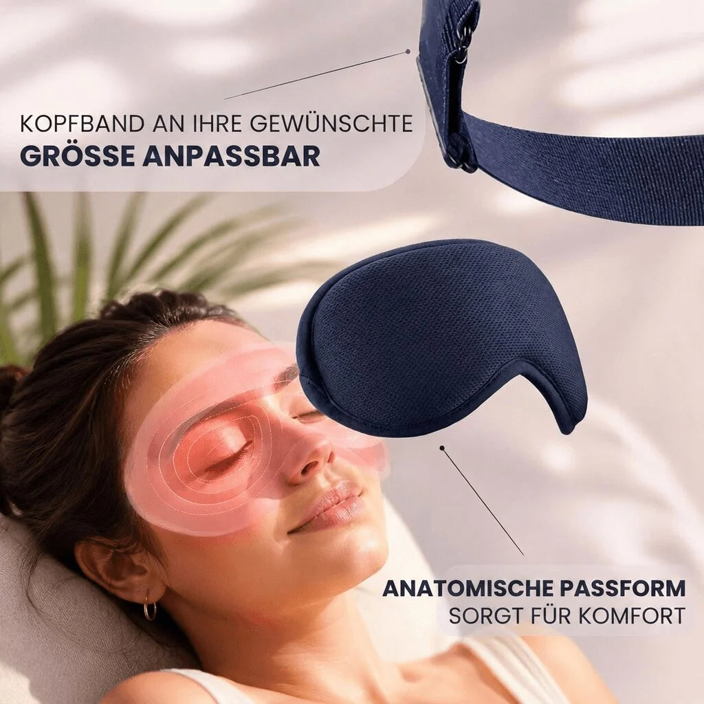 Heated Eye Mask Graphene Heat Vibration Massage