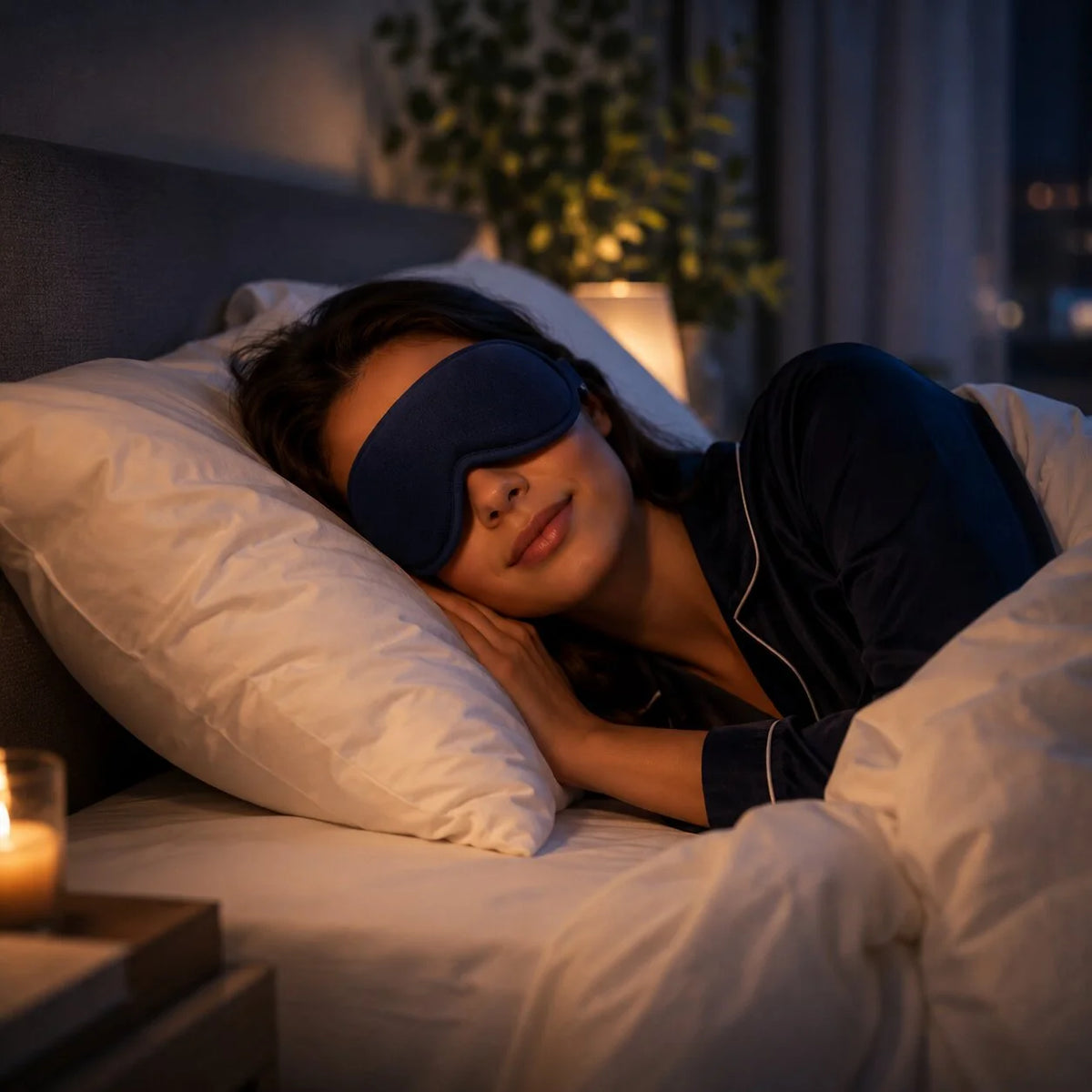 Heated Eye Mask Graphene Heat Vibration Massage