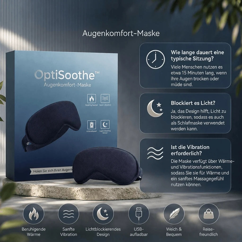 Heated Eye Mask Graphene Heat Vibration Massage