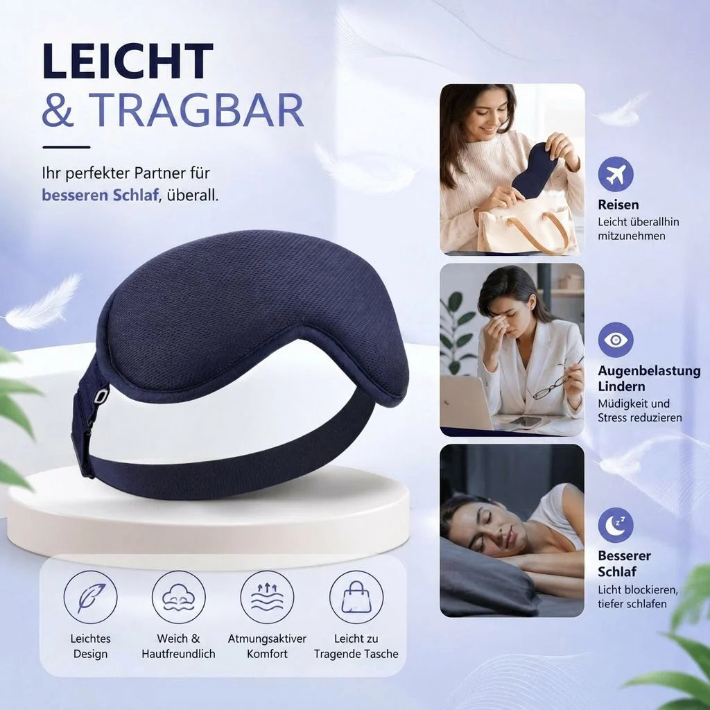 Heated Eye Mask Graphene Heat Vibration Massage
