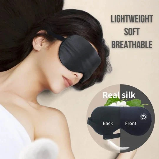 Heated Eye Mask Rechargeable Cordless Three Heat Levels