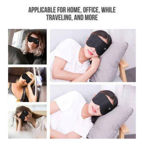 Heated Eye Mask Rechargeable Cordless Three Heat Levels