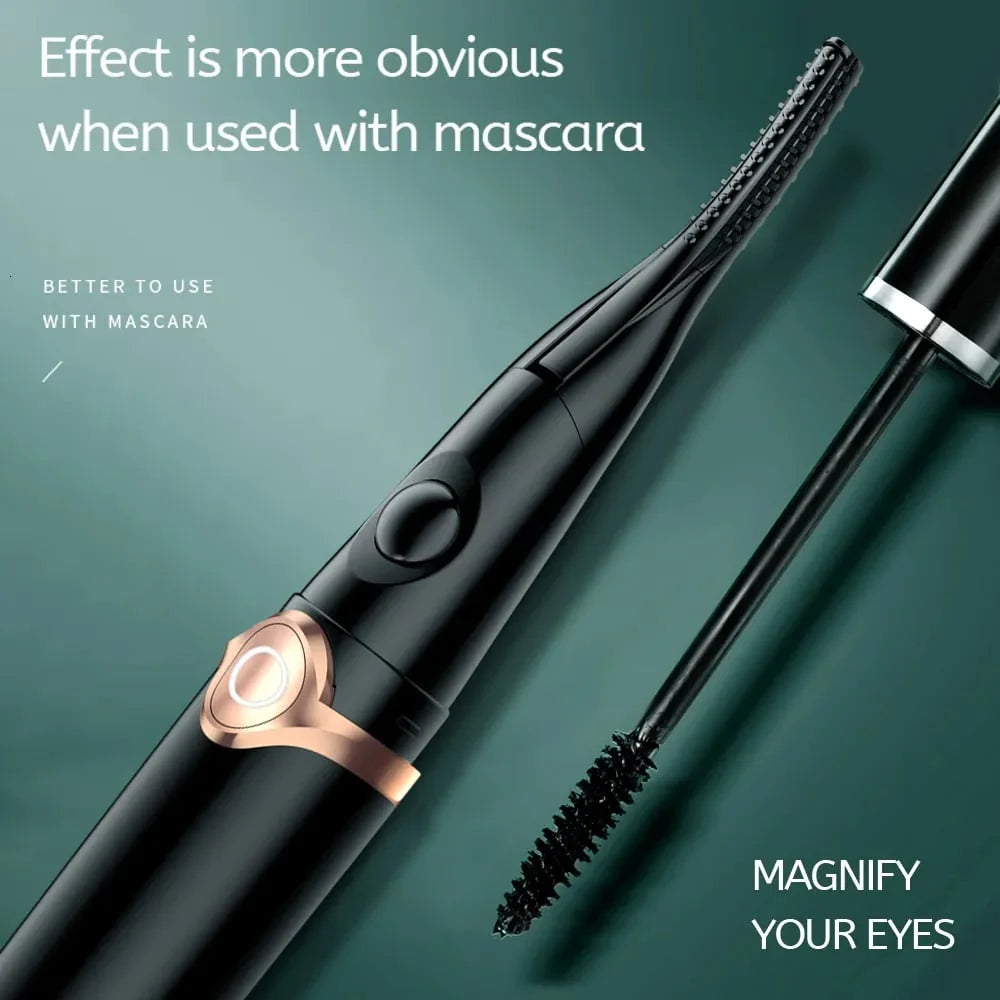 Heated Eyelash Curler Rechargeable 3 Temperature Settings, Fast Heat-Up