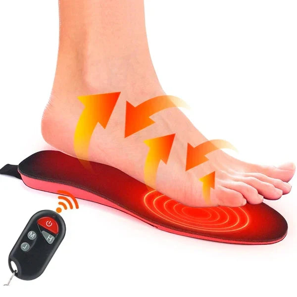 Heated Insoles Rechargeable Wireless Remote Control 3 Heat Settings