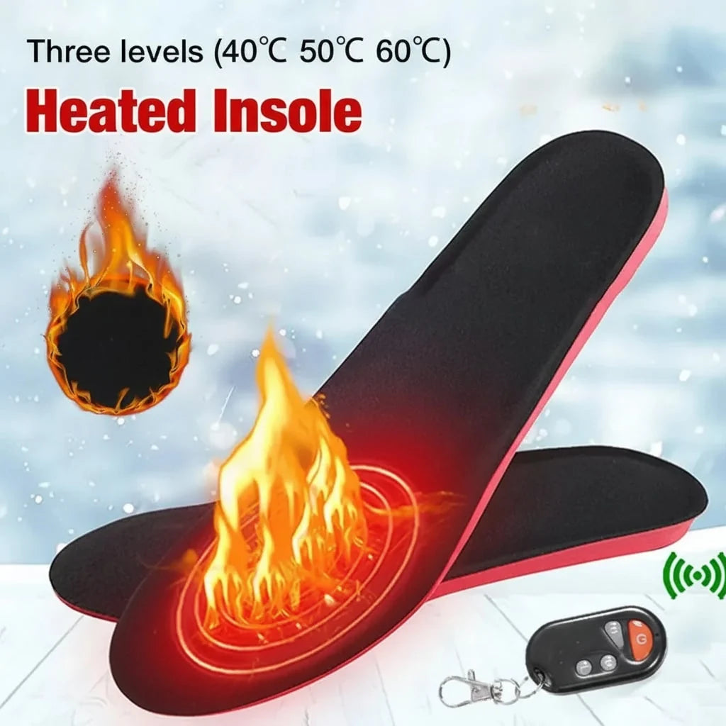 Heated Insoles Wireless Temperature Control USB-C Rechargeable Arch Support