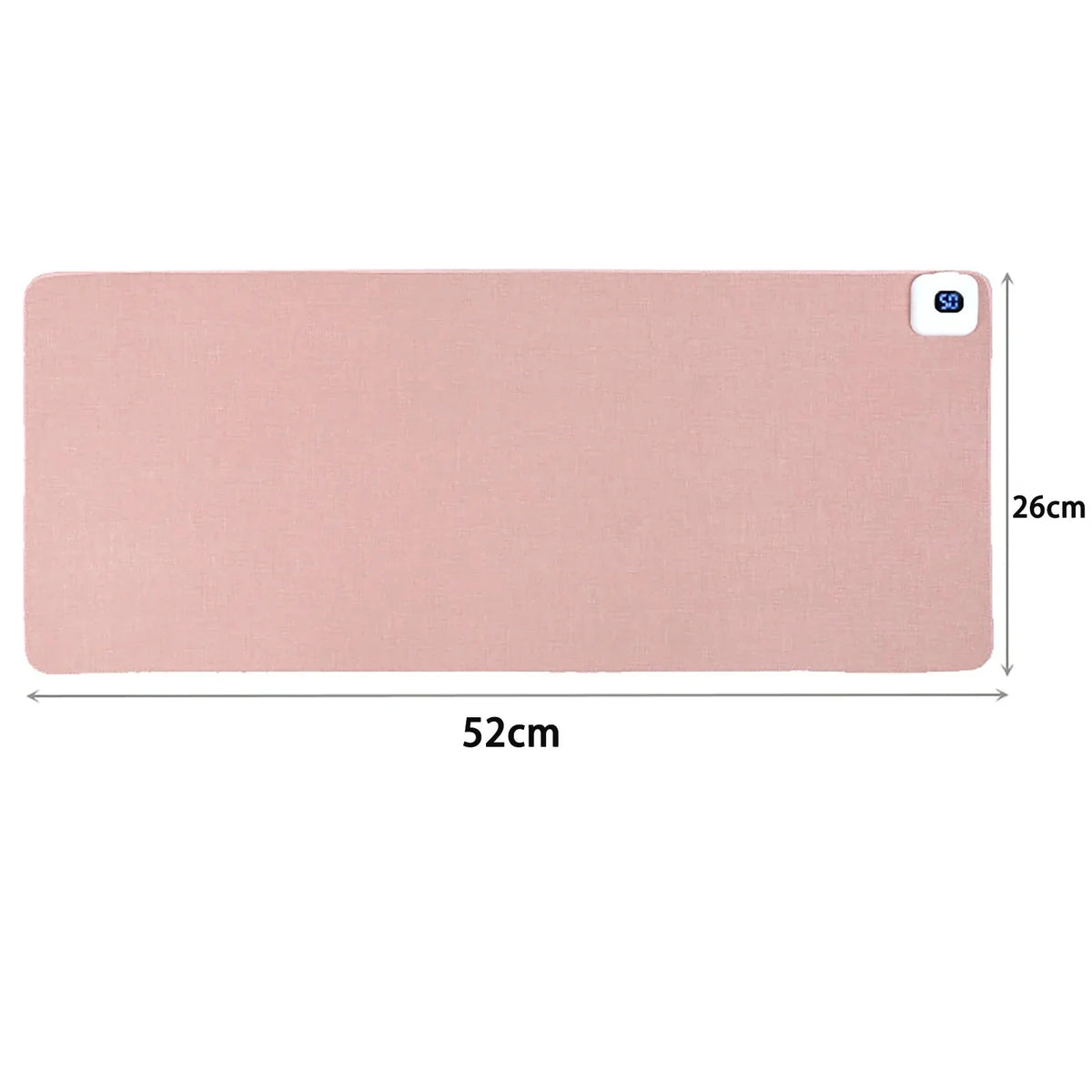 Heated Mouse Pad Adjustable Temperature Splash-Resistant Surface & Auto Shutoff