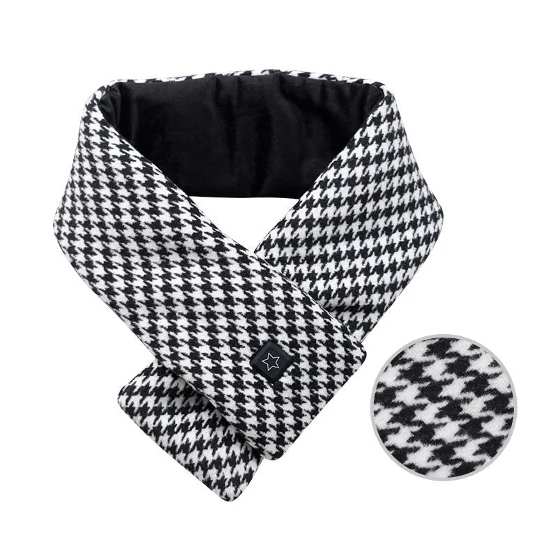 Heated Scarf USB-Powered Three Heat Settings Washable Cotton