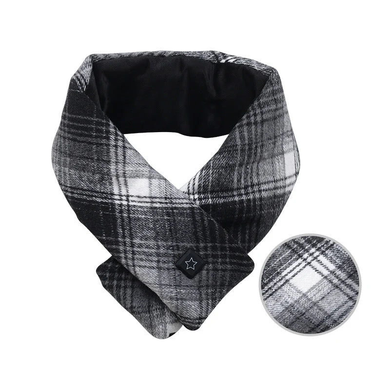 Heated Scarf USB-Powered Three Heat Settings Washable Cotton