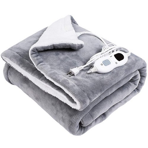 Heated Throw Blanket Six Heat Settings Auto-Off Timer