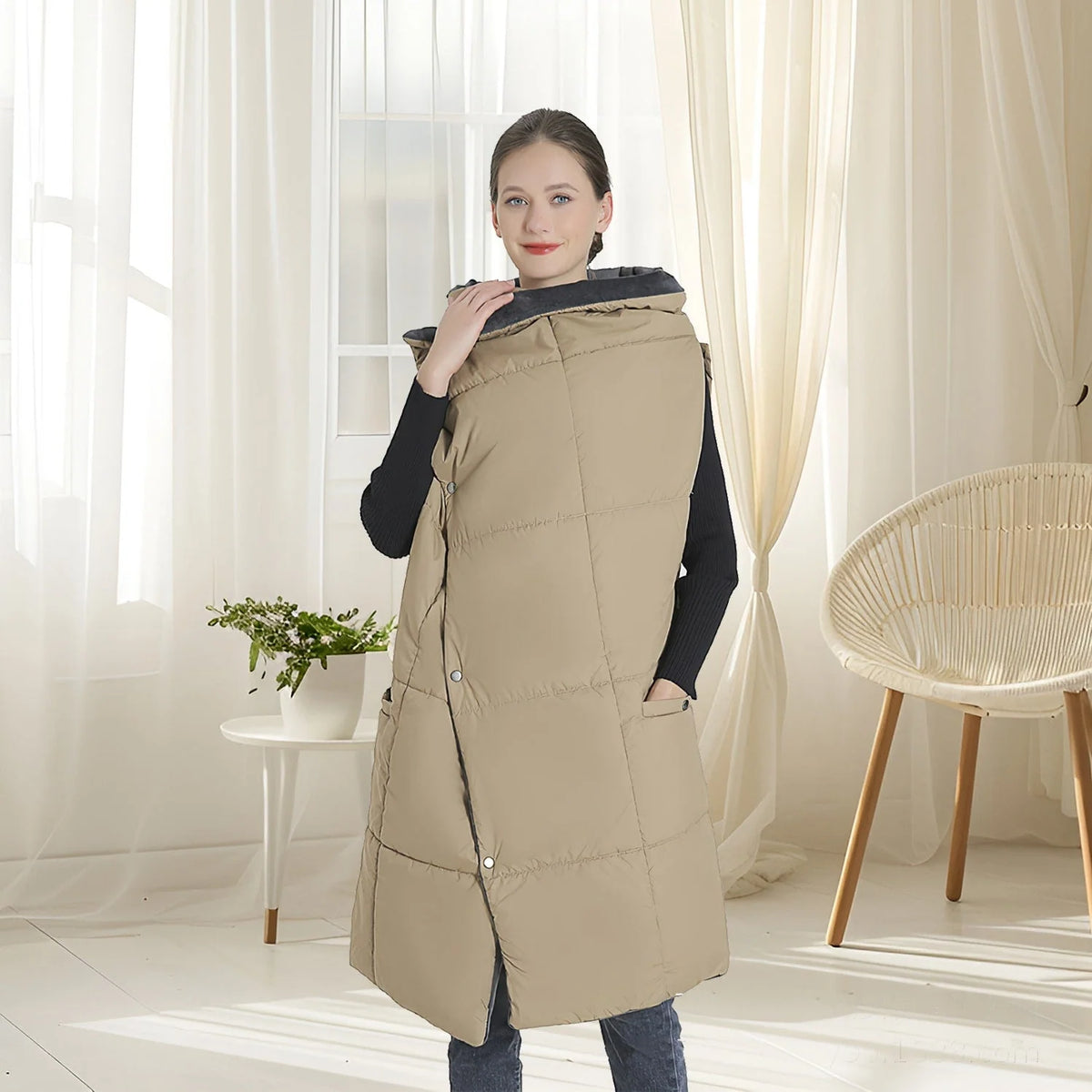 Heated Wrap Blanket USB-Powered Six-Zone Machine-Washable
