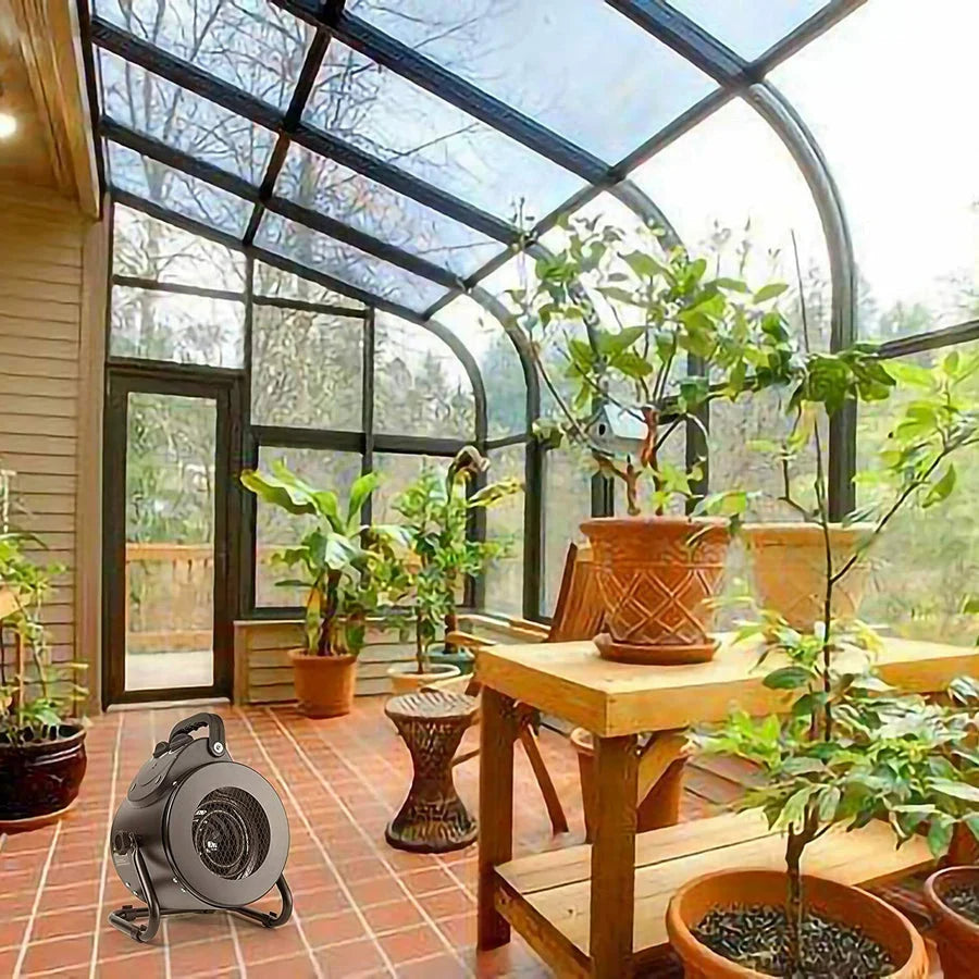 Heater Fan 1500W Forced-Air IPX4 Moisture Protection