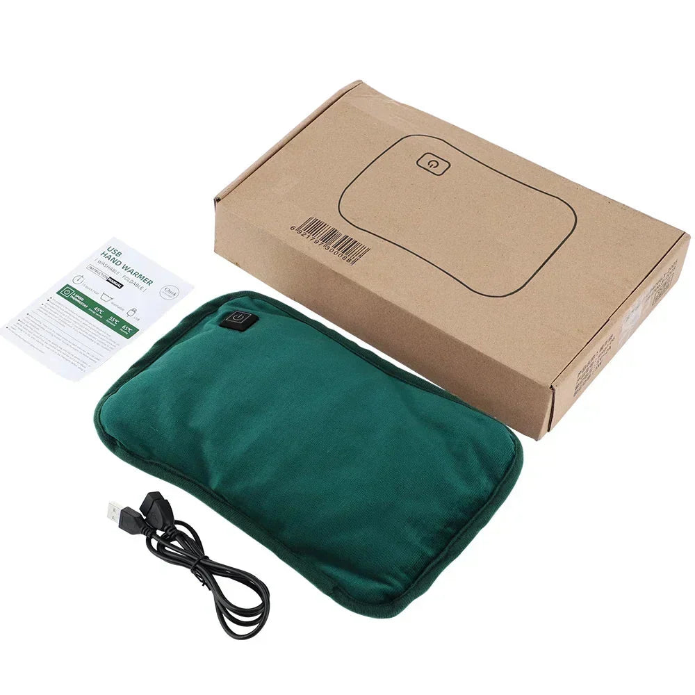 Heating Pad Plush Cordless USB-Rechargeable Rapid Heating