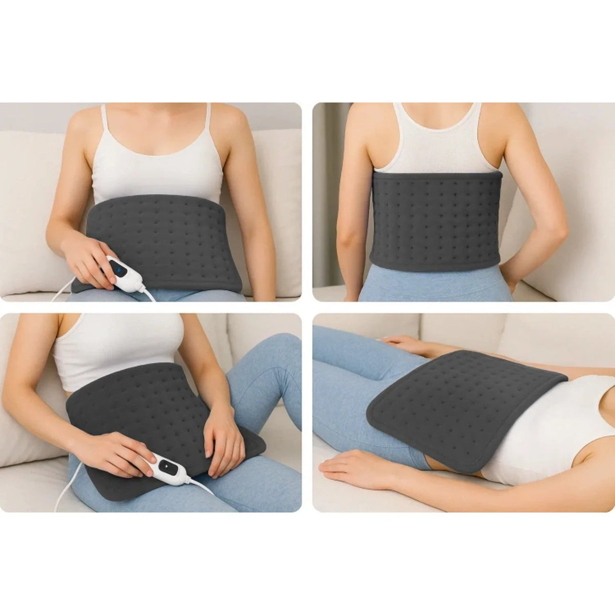 Heating Pad Soft Fleece 3 Heat Settings Automatic Shut-Off