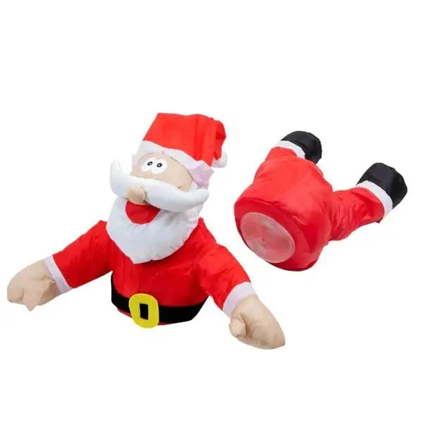Holiday Window Display Motion-Activated Moving Figures & LED Lights