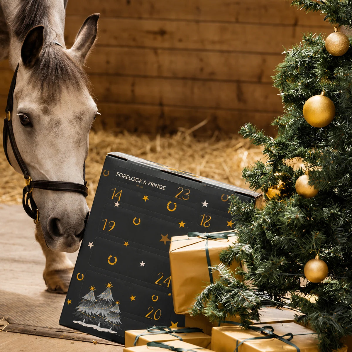Horse Advent Calendar 24-Day Grooming & Keepsake Set