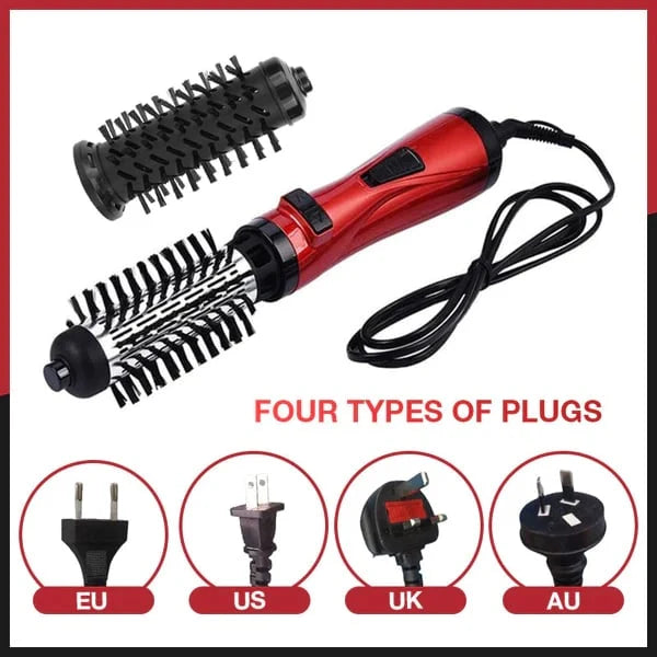 Hot Air Brush Dual Rotating Heads Ionic Technology