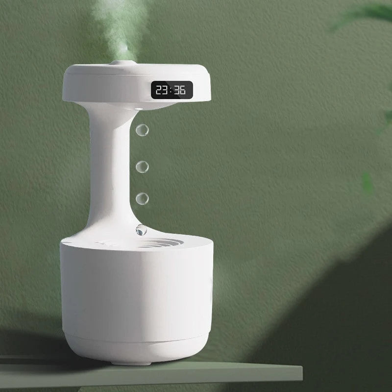 Humidifier Ultrasonic Cool Mist LED Clock Large Capacity
