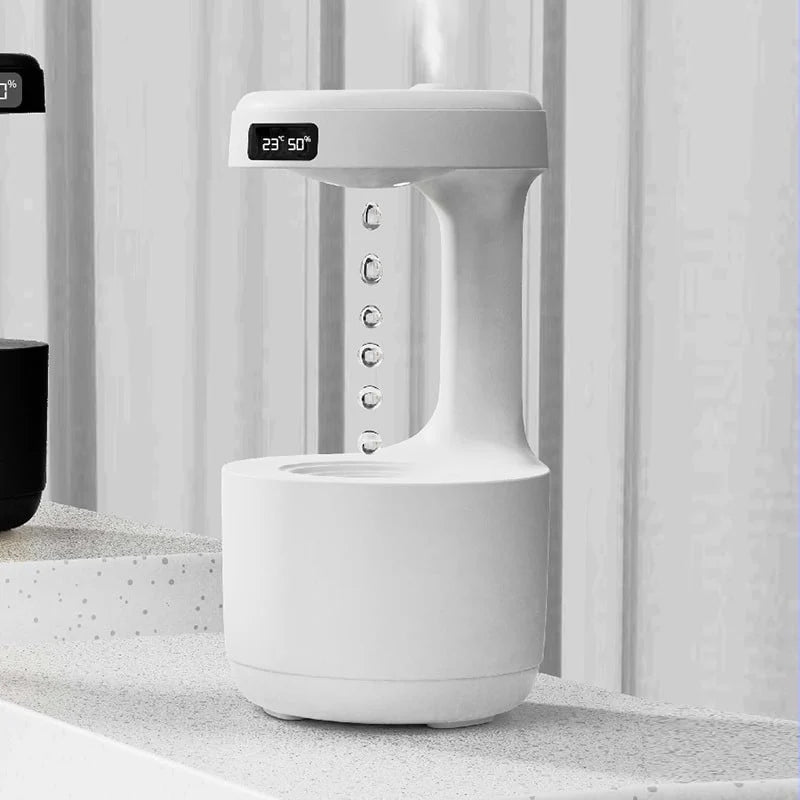Humidifier Ultrasonic Cool Mist LED Clock Large Capacity