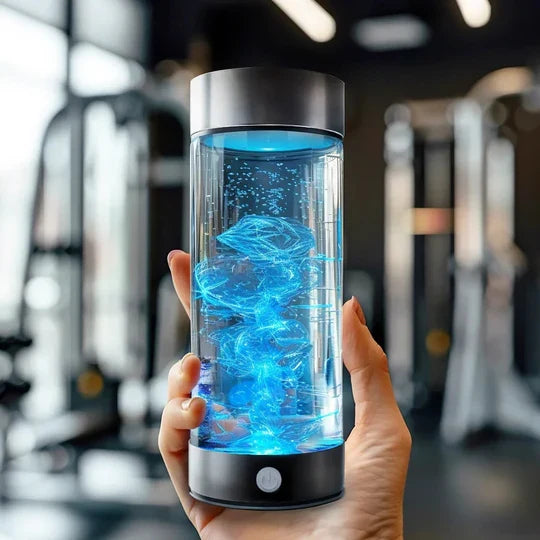 Hydrogen Water Bottle Electrolysis Generator USB Rechargeable 10.1 Oz
