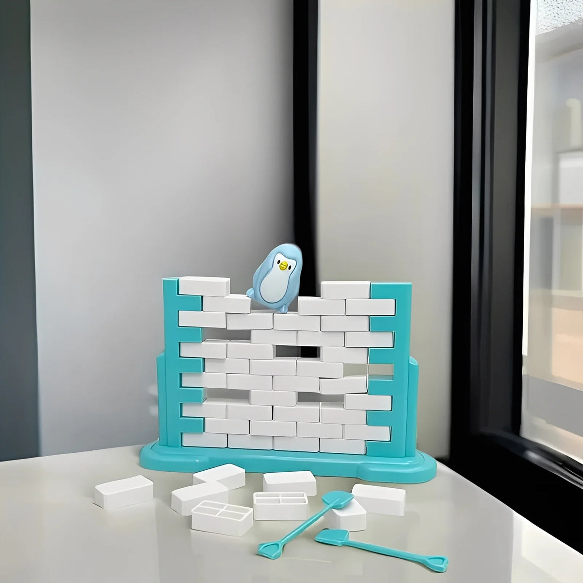 Ice Breaker Game Penguin Figure Tapping Blocks