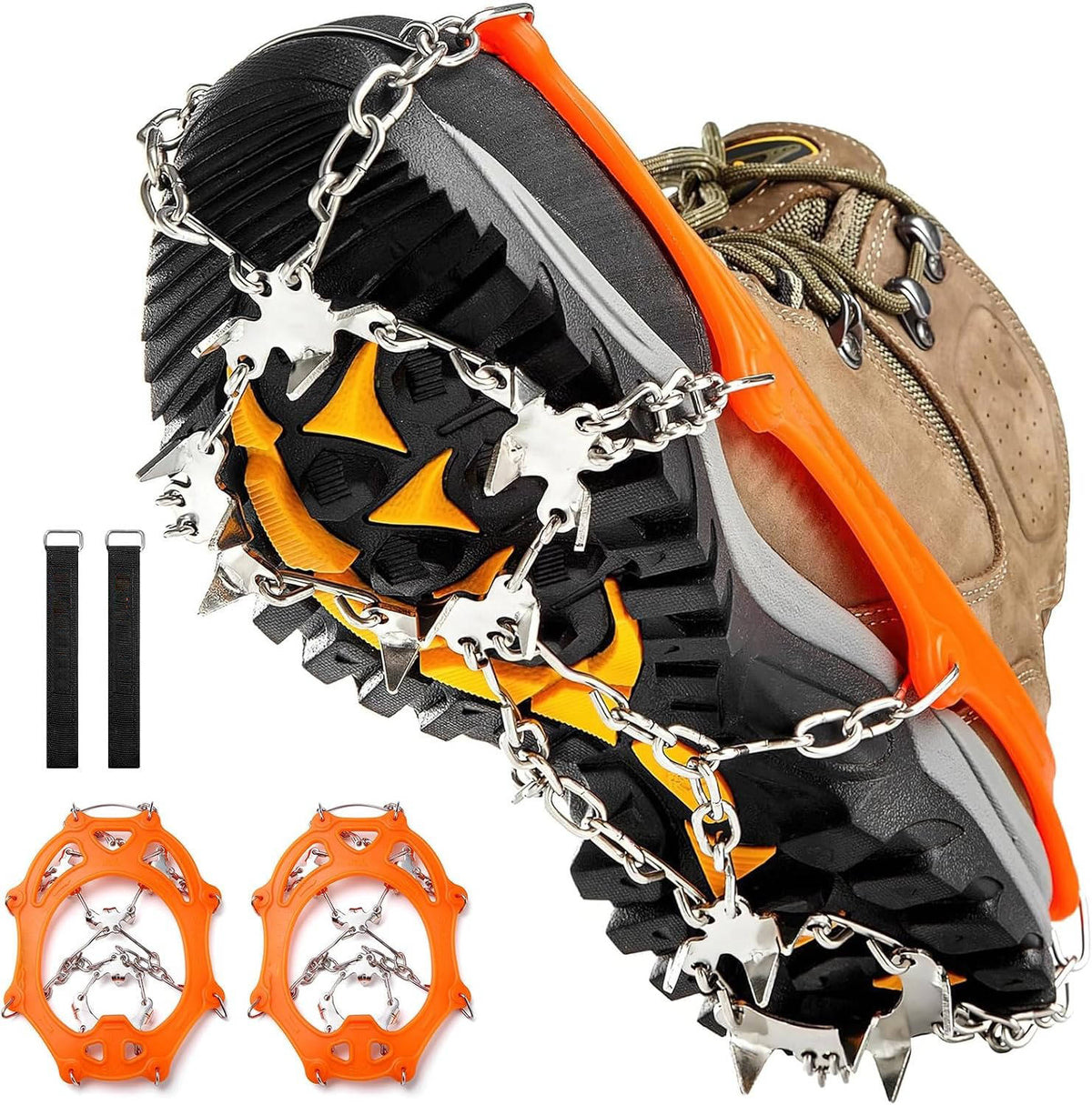 Ice Cleats Stainless Steel Spikes 19 Per Foot