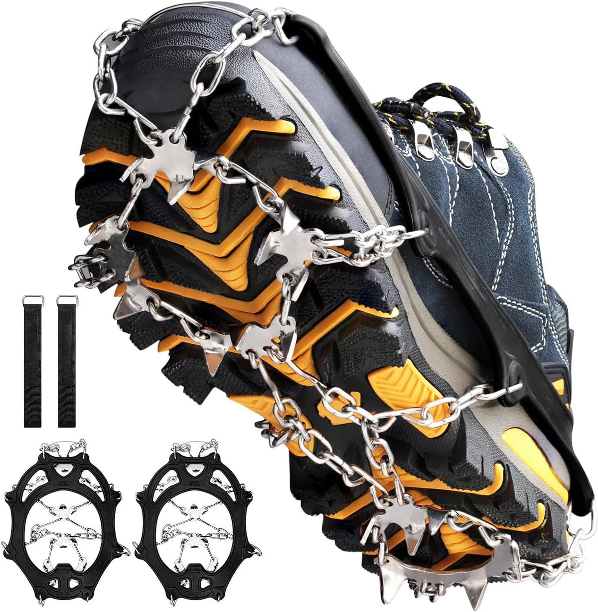 Ice Cleats Stainless Steel Spikes 19 Per Foot