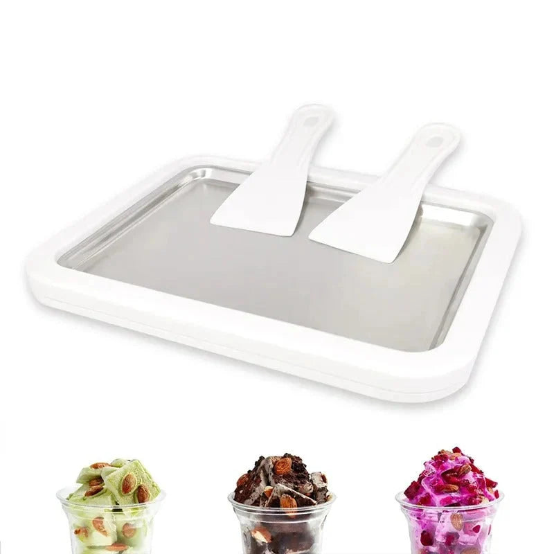 Ice Cream Roll Maker Stainless Steel No Electricity