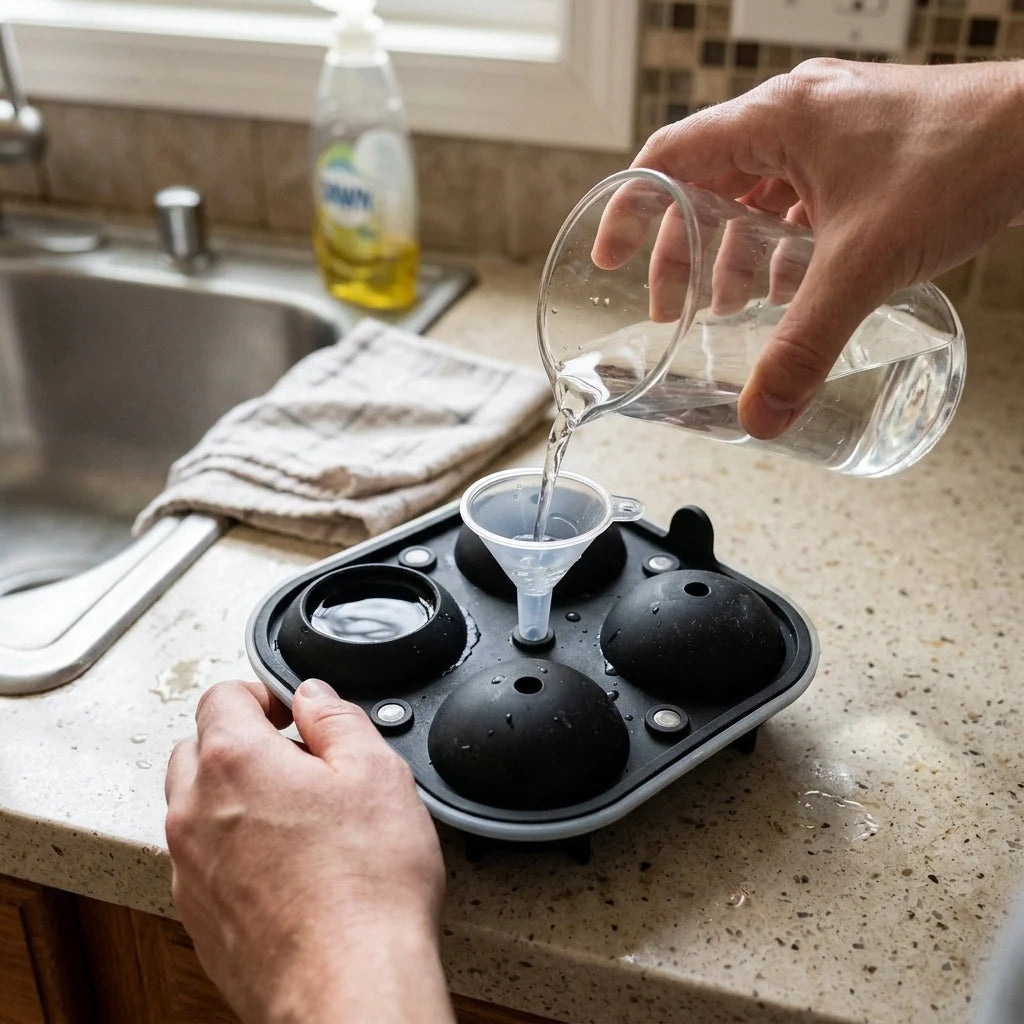 Ice Sphere Mold BPA-Free Silicone Set of 4