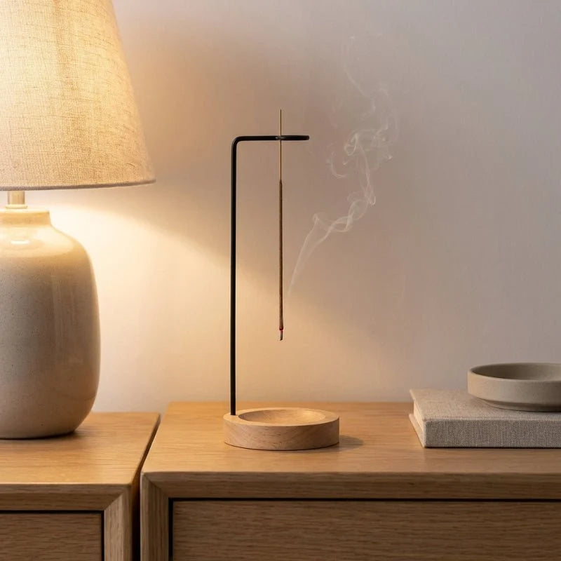 Incense Stick Holder Wooden Hanging Space-Saving Design